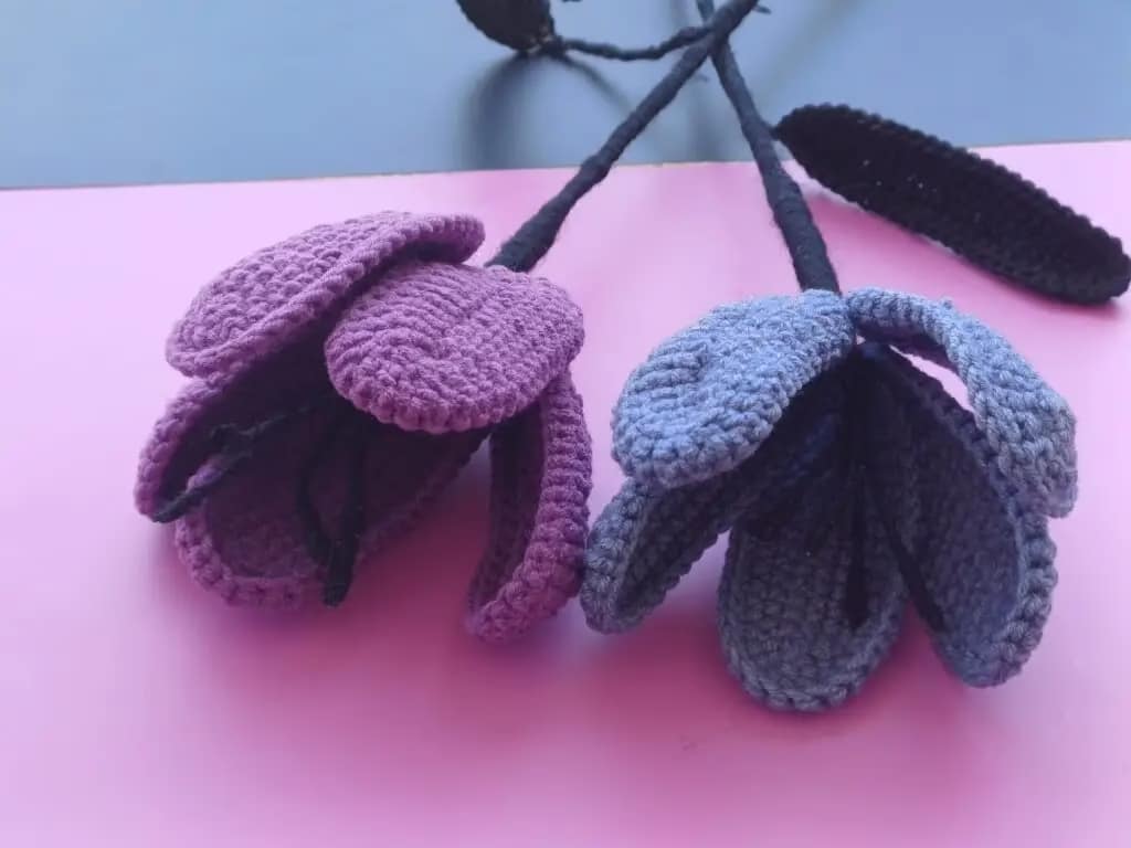 crochet flower bouquet, crochet flower gift, handmade crochet flowers, everlasting crochet bouquet, crochet flower home décor