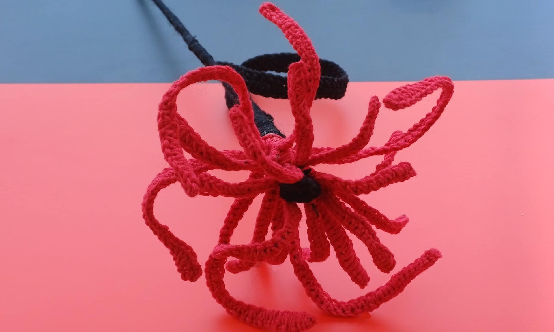 crochet flower bouquet, crochet flower gift, handmade crochet flowers, everlasting crochet bouquet, crochet flower home décor, dark goth romantic decor