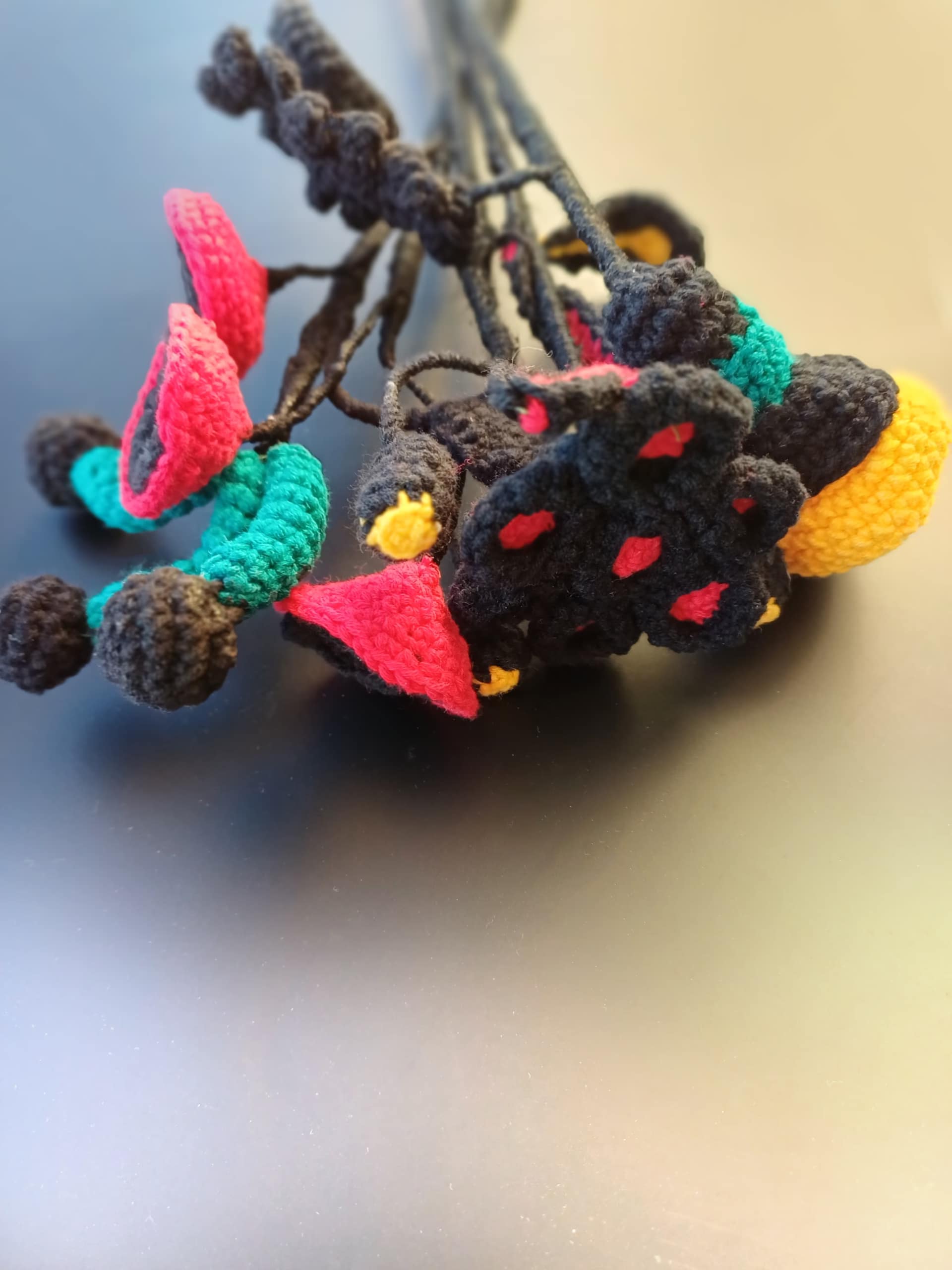 gothic crochet flower, crochet flower bouquet, crochet bouquet, crochet pattern, fake flowers, home decor, goth decor, wildflower bouquet, homedecor, bridal bouquet, crochet gifts, graduation bouquet, bridesmaid bouquet, gothic decor, amigurumi pattern,