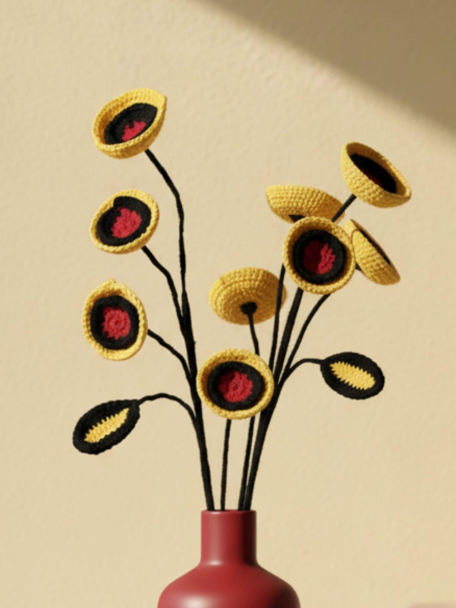 crochet patterns bouquets and flowers beginner friendly easy fast gifts and home decor, gothic, fantasy, dark, moody, wildflowers, unique instant download pdf, wedding decorations, housewarming keepsakes, favors, flower pots, goth, crochet flower bundle, crocheters crafters, diy lovers yarn, vase filler, sustainable, realistic, minimal, modern, romantic, amigurumi, botanical art, personalized