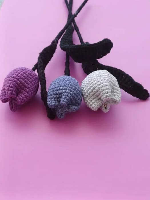 crochet flower pattern, crochet bouquet pattern, crochet lily pattern, crochet rose pattern