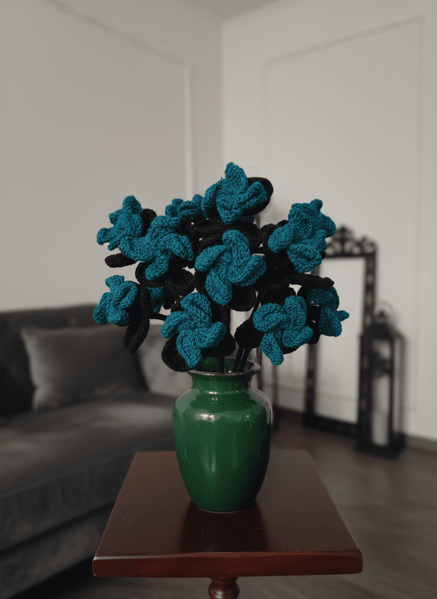 Bouquet Crochet Skull Poppy Pattern PDF Download Haunted Flower Art, Goth Decor2.png
