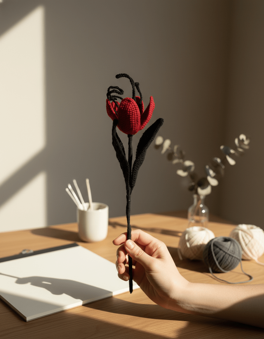 crochet flower zodiac sign, gothic crochet flower, crochet flower bouquet, crochet bouquet, crochet pattern, fake flowers, home decor, goth decor, wildflower bouquet, homedecor, bridal bouquet, crochet gifts, graduation bouquet, bridesmaid bouquet, gothic decor, amigurumi pattern,